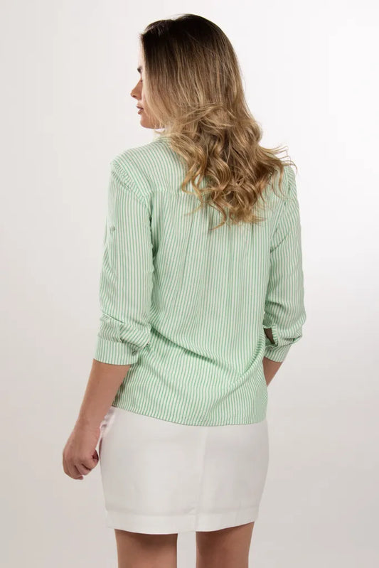 Camisa 3/4 listras Renascença Verde