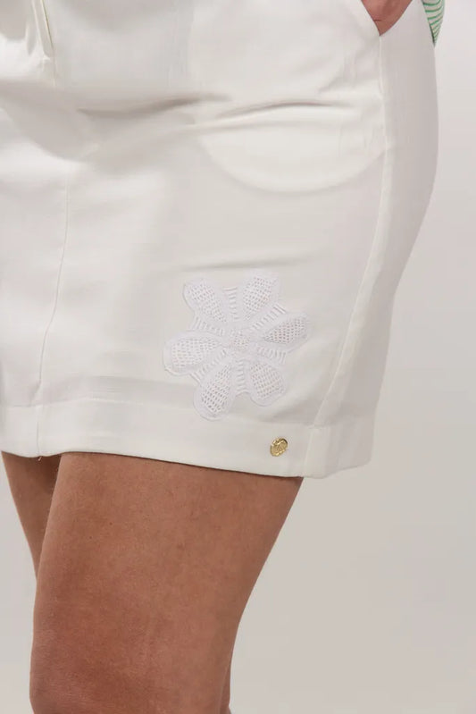 Renaissance Flower Short Skirt