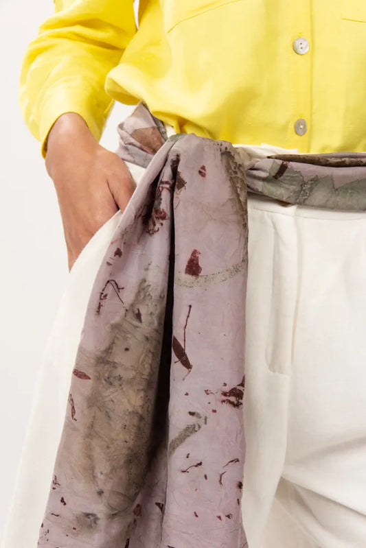 Silk Scarf Botanical Painting