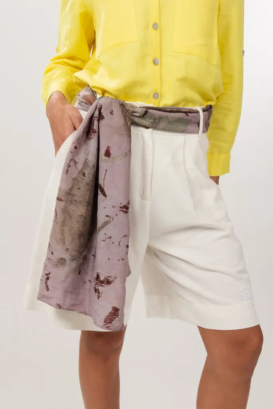 Silk Scarf Botanical Painting