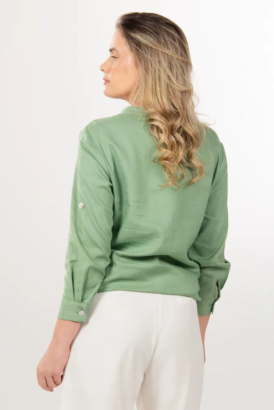 Green Cambric Shirt